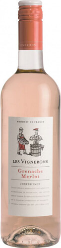 Les Vignerons rosé grenache merlot